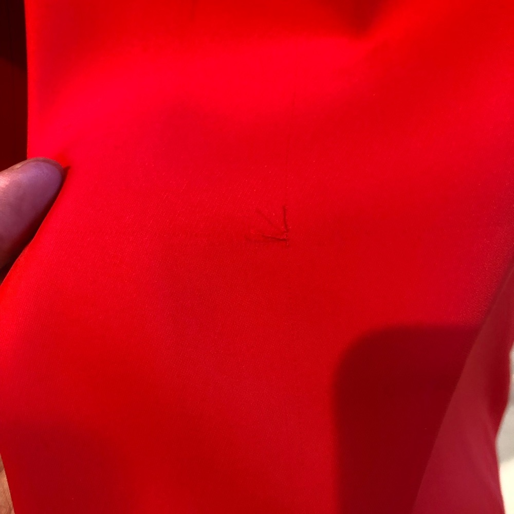 Red BCBG open back evening gown - Picture 7 of 7